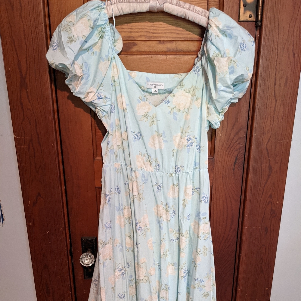 LoveShackFancy Target Puff Sleeve Maxi Dress